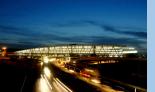 Parkhaus Landesmesse - ... bei Nacht